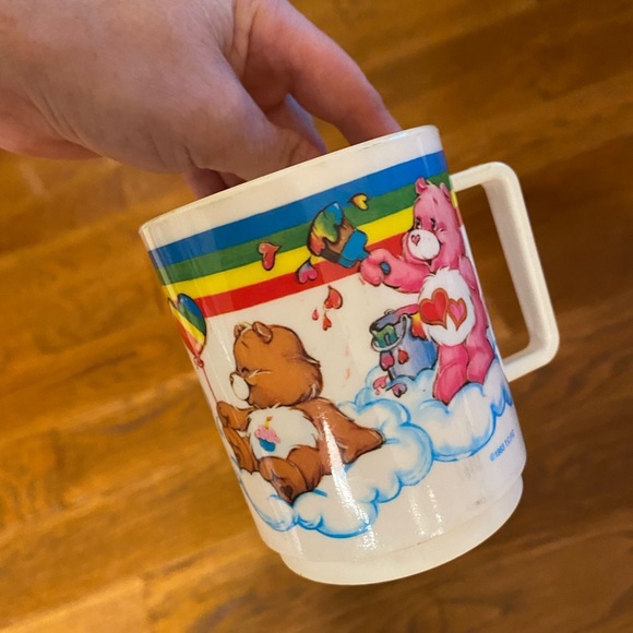 Other - Vintage Care Bears plastic mug